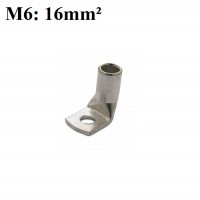 M6 okrogli kabel čevelj kotni 90 stopinj, končnik za varovalke kabel 16mm